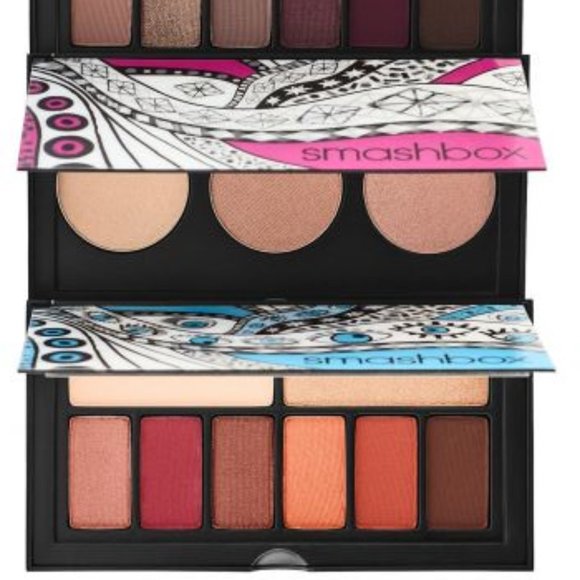 BNIB Sephora Smashbox Trio EyeShadow + Highlight Travel Palette Set - Picture 7 of 7